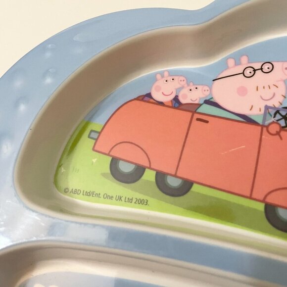 Peppa Pig 3 Section Plate Plastic by Zak! Designs - Picture 3 of 13